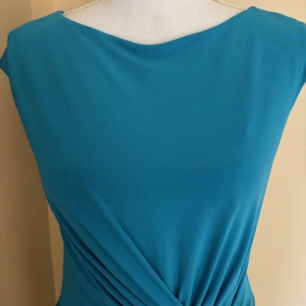 RALPH LAUREN TURQUOISE DRESS - Picture 2 of 6